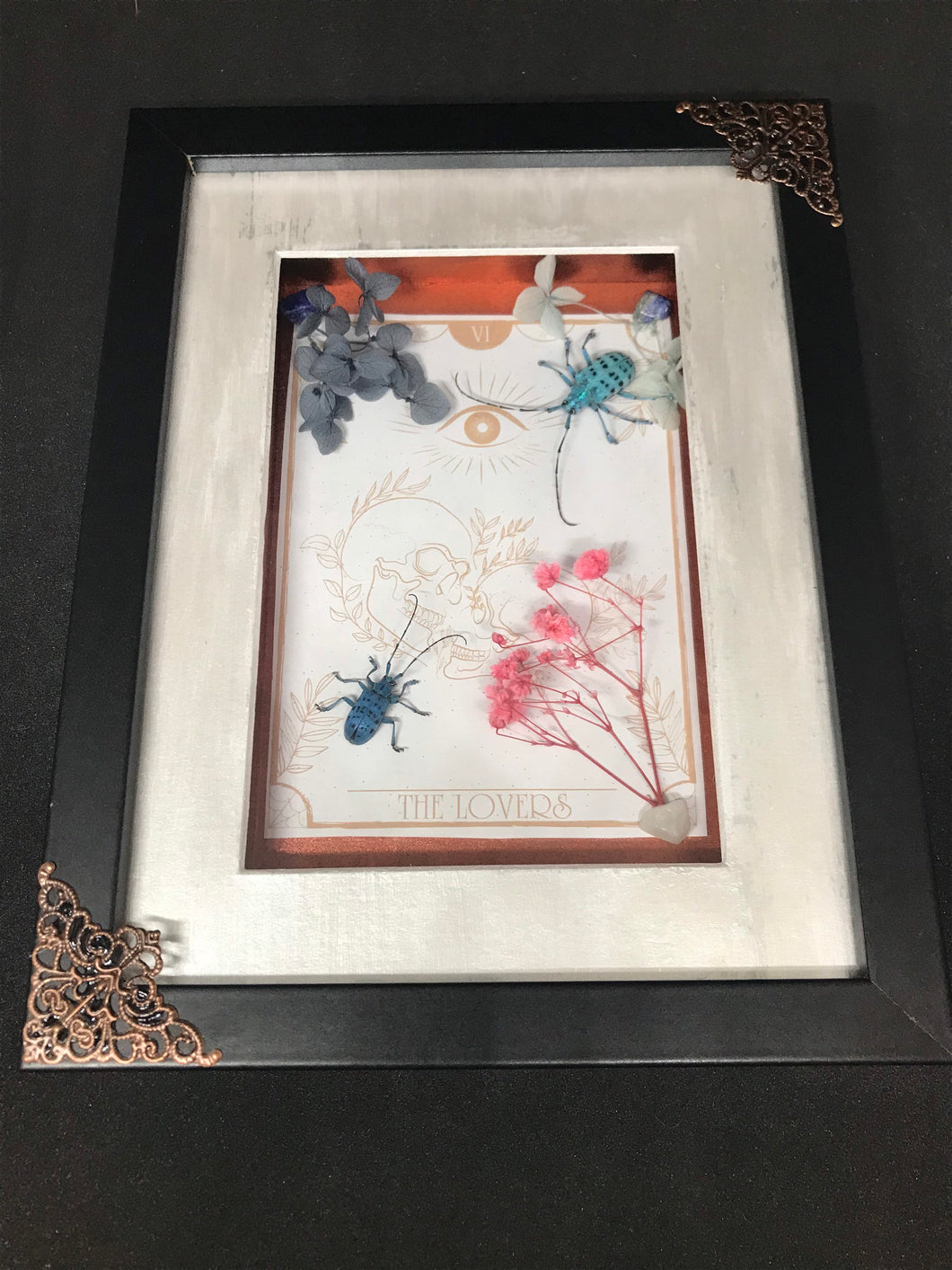The Lovers Tarot Framed insects