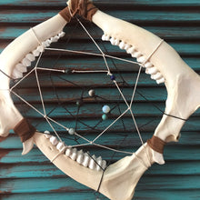 Load image into Gallery viewer, Deer jaw bohemian dream catcher
